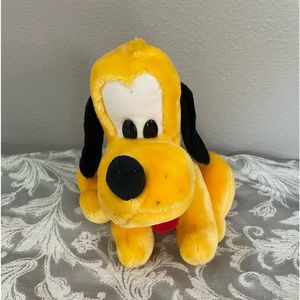 Vintage Disneyland Walt Disney World Pluto Dog 10" Plush